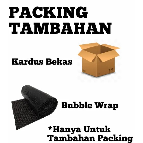 

PACKING EXTRA UNTUK KEAMANAN PAKET PESANAN MAX 3KG