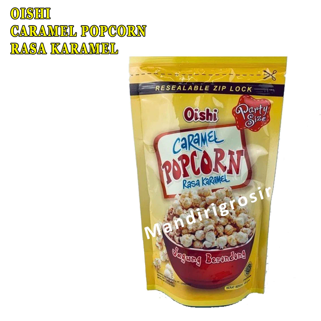 Popcorn* Oishi* Caramel* Jagung berondong* 100g