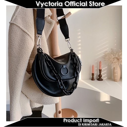 (COD) Vyctoria VOS0312 Tas Selempang Bahu Rantai Wanita Cantik Import LT2081 GT1832 JT0312 BQ3277 CR7776 EL5578 2081 1832 0312 3277 7776 5578