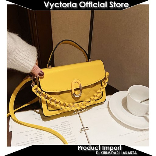 (COD) Vyctoria VOS77802 Tas Handbag Selempang Wanita Cantik Import Terbaru EL5844 JTF77802 LT1904 5844 77802 1904