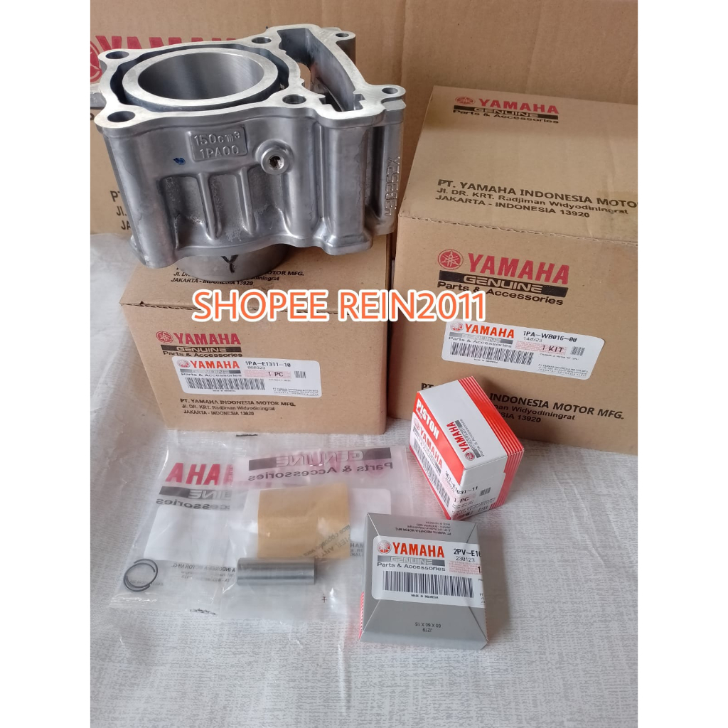 BLOK SEHER SET PISTON KIT VIXION NVL OLD R15 V2 ASLI ORI YAMAHA 1PA WB016 00