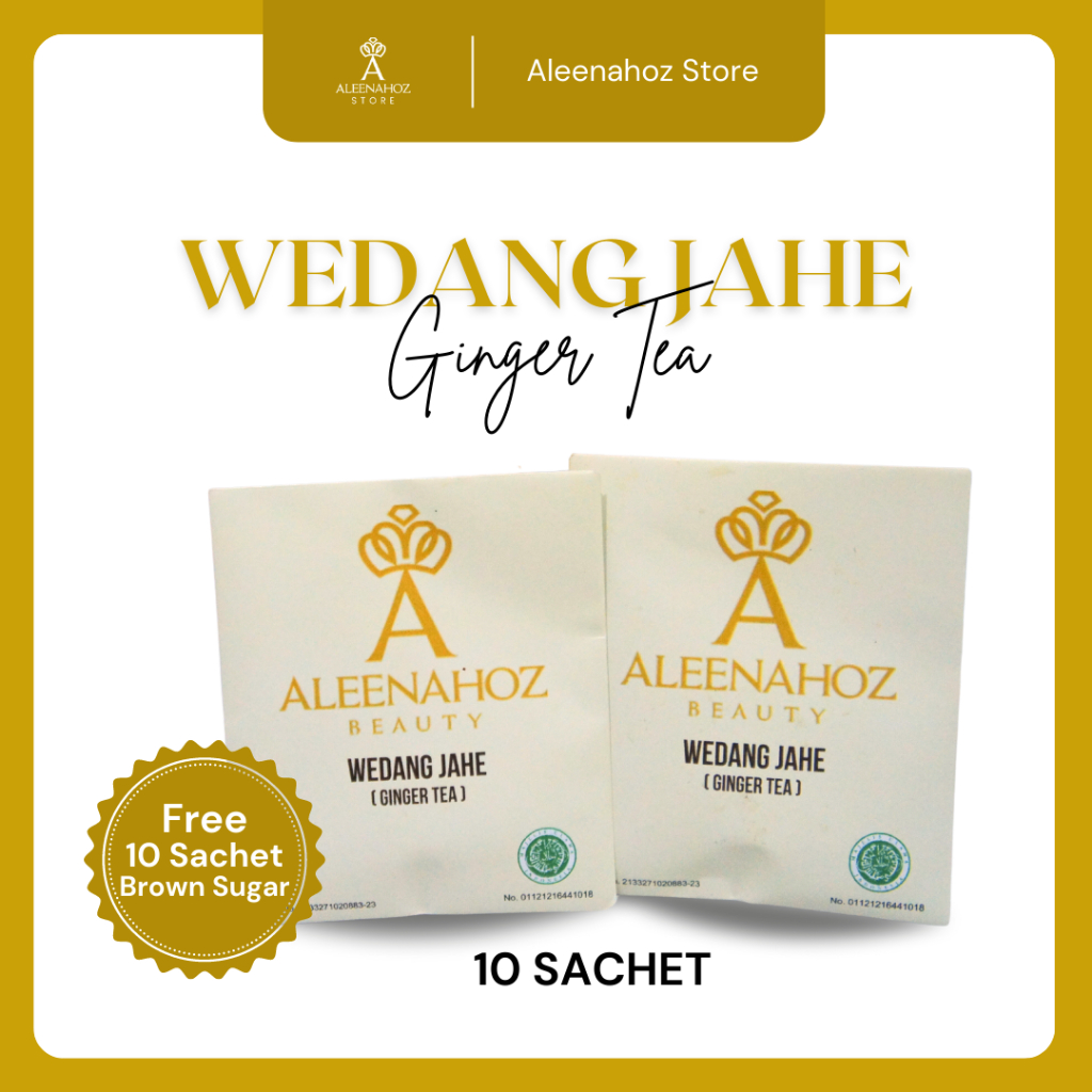 

Wedang Jahe - Minuman Herbal - Teh Jahe 10 sachet (140gr) - Aleenahoz Store