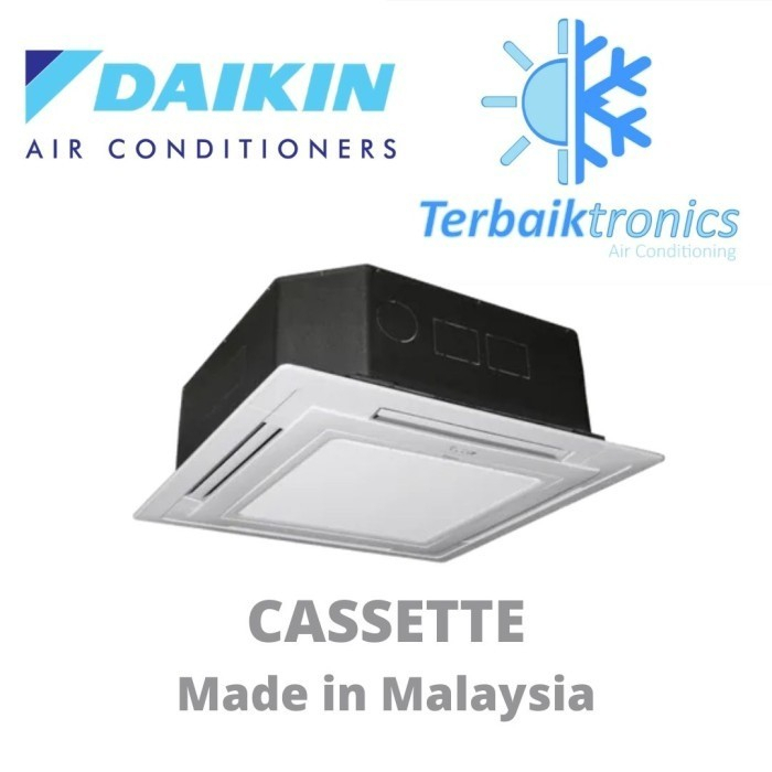 AC Daikin Cassette Malaysia 4 PK R410A SCC100AY / SCC 100AY - Remote Wireless