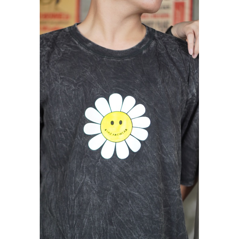 [OVERSIZE] T-shirt BYAZ Smile Flower