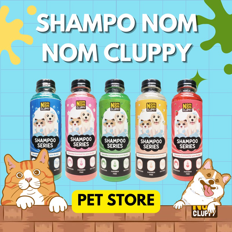 Shampoo NOMNOM CLUPPY Smooth 250ml shampoo kucing anjing