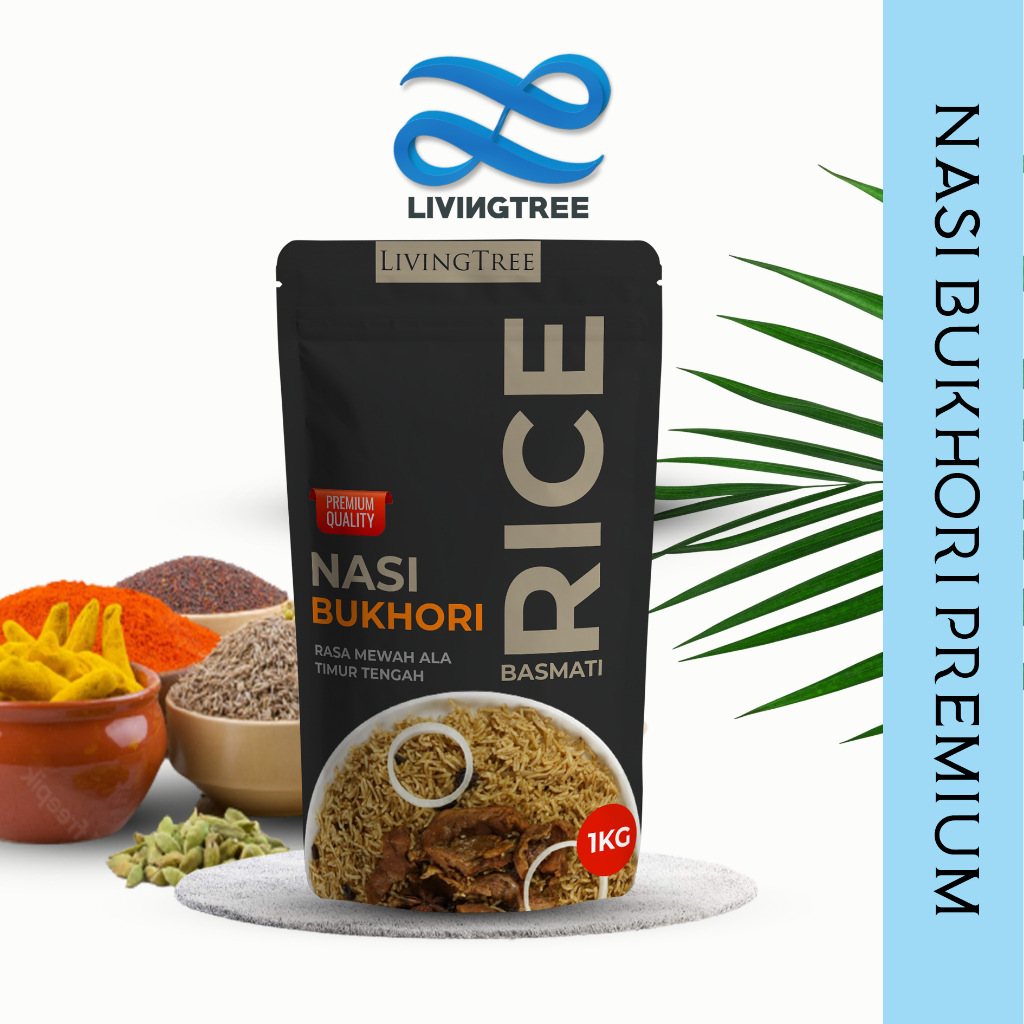 

Nasi BUKHORI 1kg | Bumbu Nasi Instan BUKHORI | Beras Biryani dan Bumbu Siap Masak