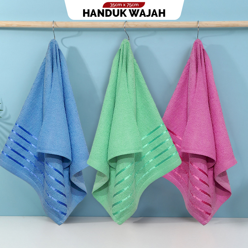 Handuk Mandi Kecil Olahraga Katun Tebal Dewasa Ukuran 35x75cm Perlengkapan Rumah Tangga Import - H32 - Comforthomes
