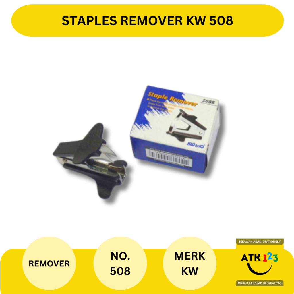 Remover / Staples Remover / Pencabut Staples Merk KWPro No, 508