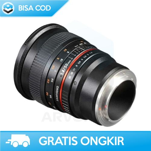 LENSA SAMYANG AS UMC LENS 1.4 50MM MIRROLESS SECOND PREMIUM QUALITY