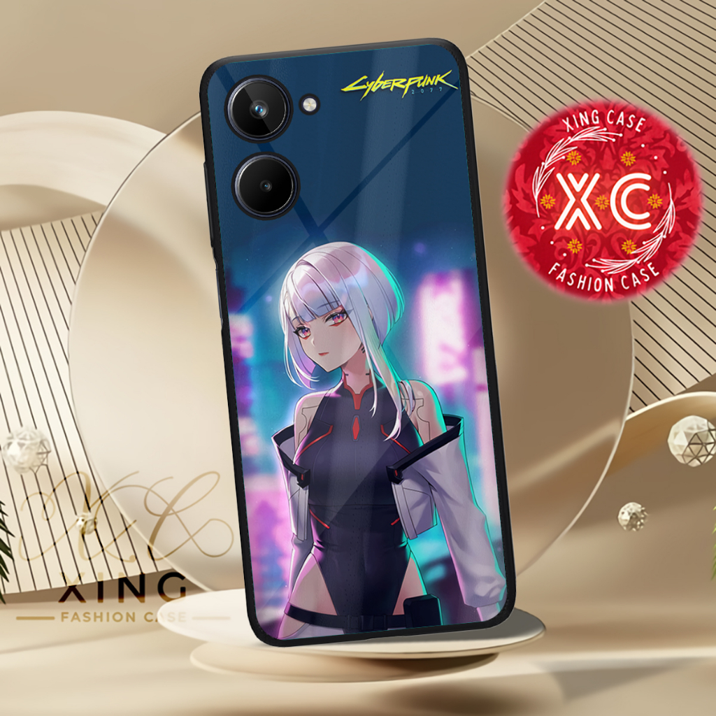 |EZ09| XING CASE HP REALME 10 GLOSSY KILAU EFEK KACA | REQUEST CASE HP CUSTOM SOFTCASE HARDCASE | CA