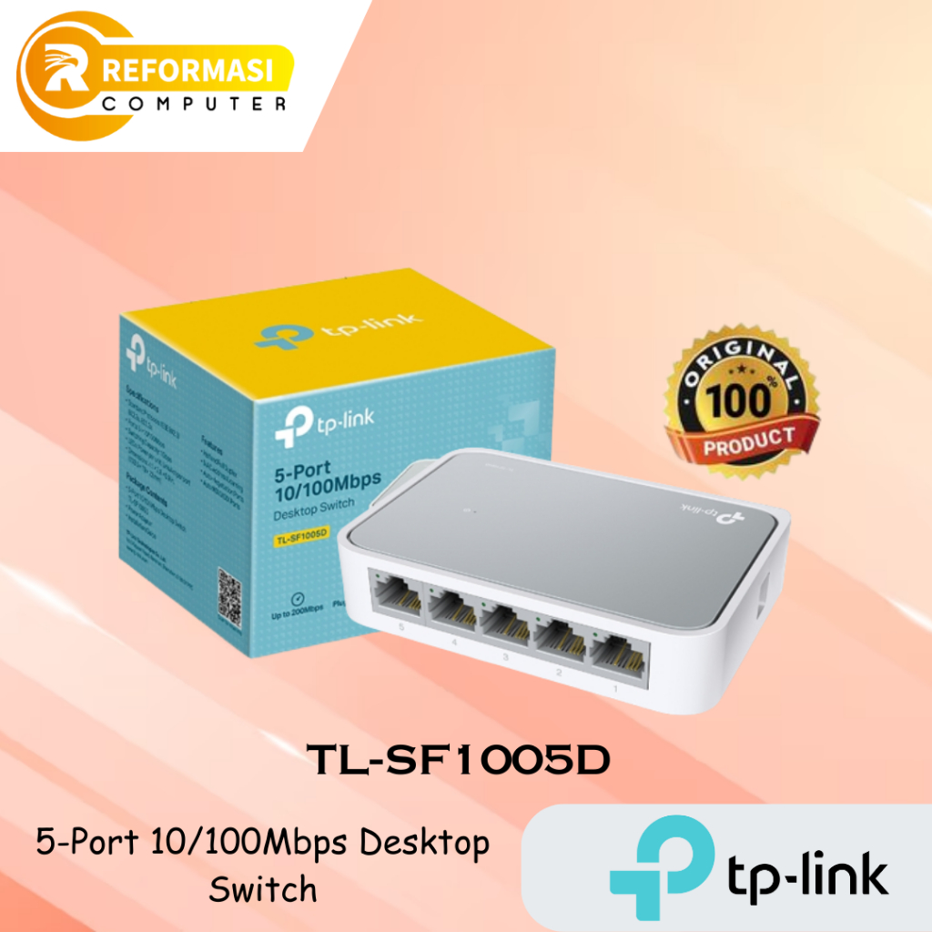 Switch Hub TP Link 5 Port TL-SF1005D