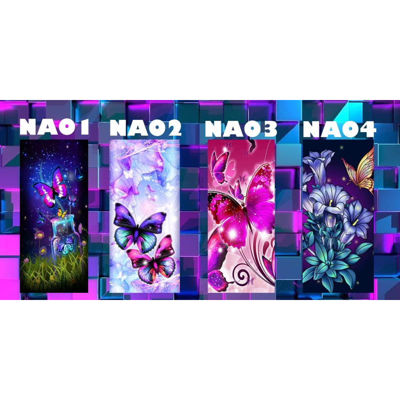 stiker kaca pemasangan dari dalam motif bunga kupu kupu cantik