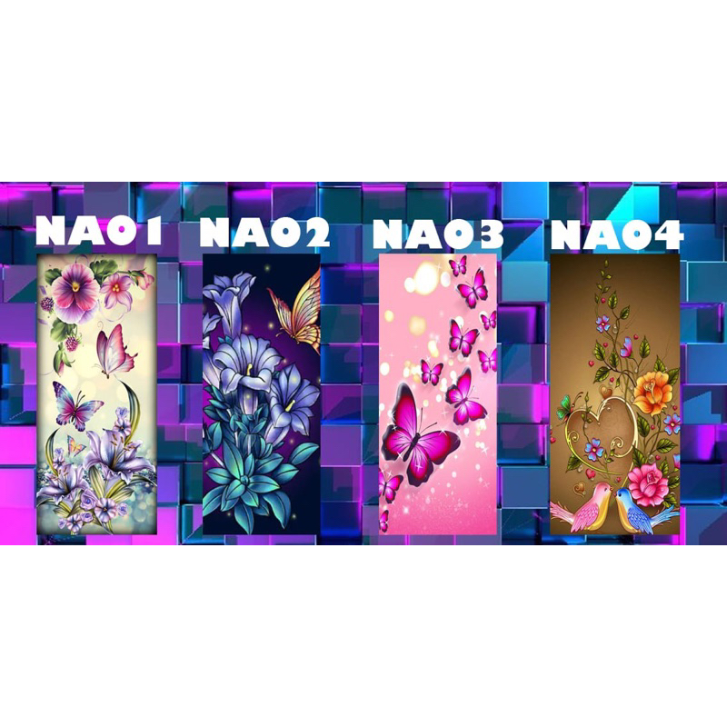 stiker kaca pemasangan dari dalam motif bunga kupu kupu cantik