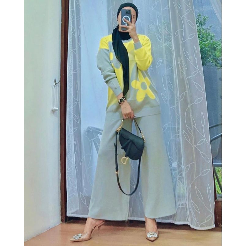 New One Set Matt Rajut Import Premium