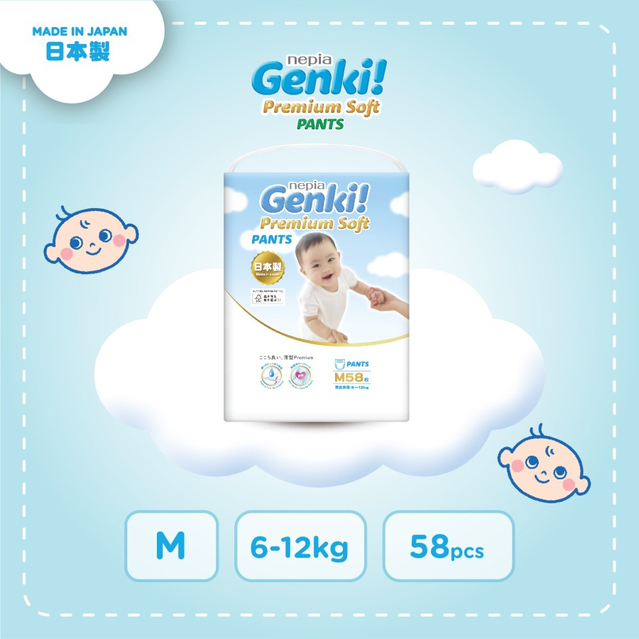 NEPIA GENKI PANTS ( PAMPERS ANAK )