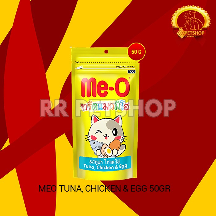 Snack Makanan Kucing Cat treat Meo Dry Food 50 Gram