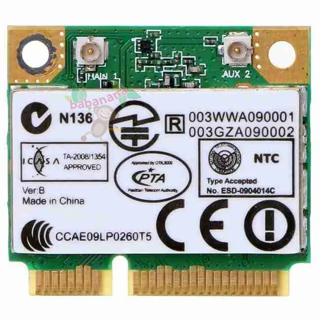 ATHEROS AR5BHB116 AR9832 HALF MINI PCIE WIFI CARD WIRELESS A/B/G/N