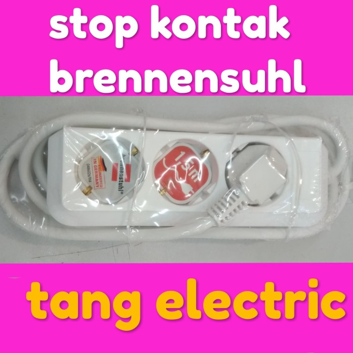 STOP KONTAK BRENNENSTUHL/STOP KONTAK 3 LUBANG/STOP KONTAK