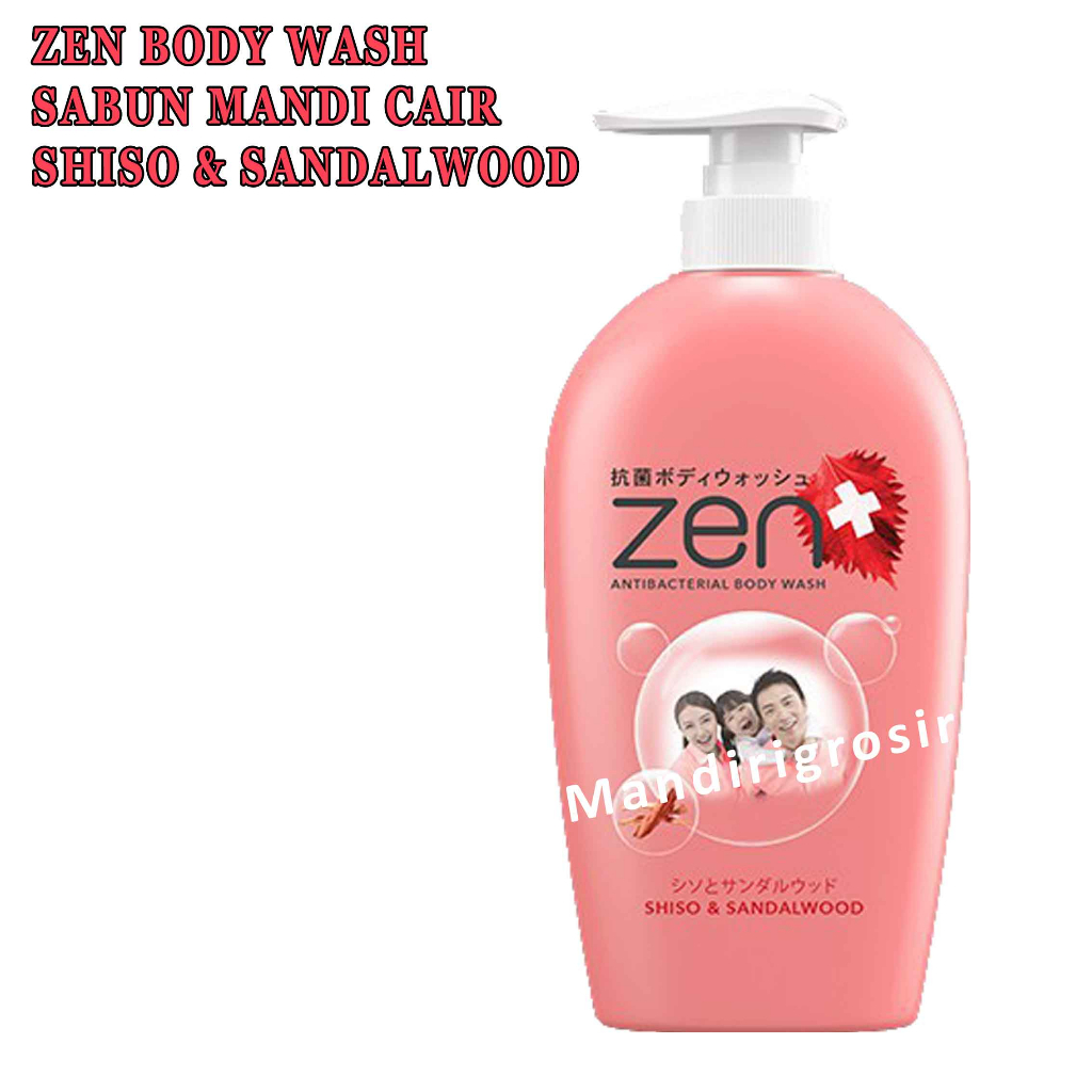 Sabun Cair Zen Botol* Zen Shiso&amp;Sandalwood* Zen Antibacterial* 500ml