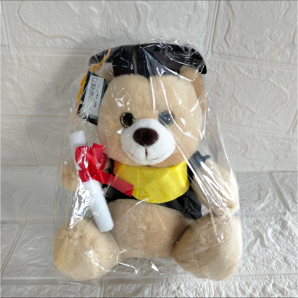 BONEKA BERUANG WISUDA KECIL - BONEKA BERUANG - MAINAN ANAK MATARAM