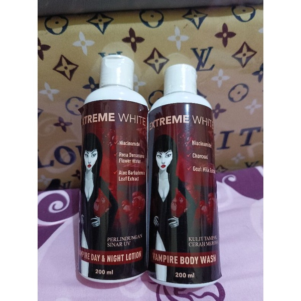 Extreme White Vampire Body Lotion & Body Wash