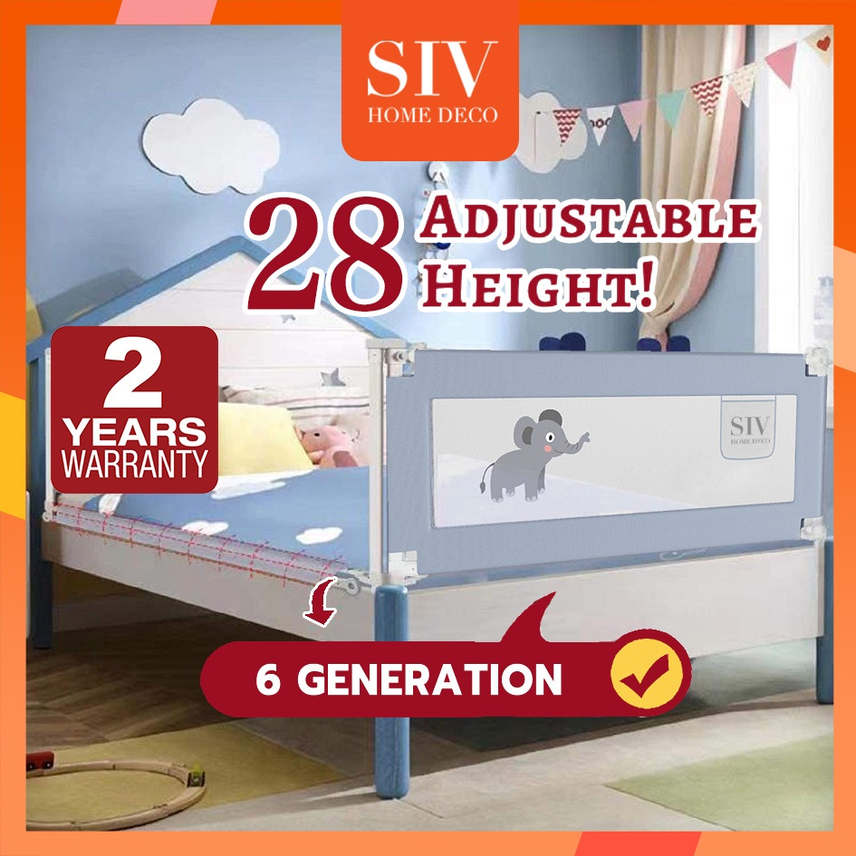 SIV Baby Bedrail Bed Rail Pagar Pengaman Kasur Ranjang Bayi Pagar Tempat Tidur Untuk Anak Bed Safety