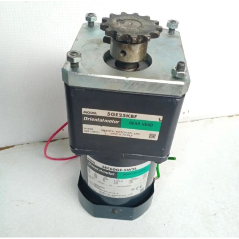 Induction Motor Gearbok Oriental 220V 60W Ratio 1 : 25 64Rpm