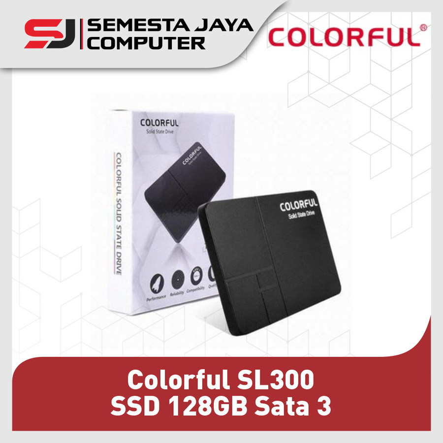 Colorful SL300 SSD 128GB Sata 3 - Colorful SL 300 3D Nand 128 GB 2.5&quot;