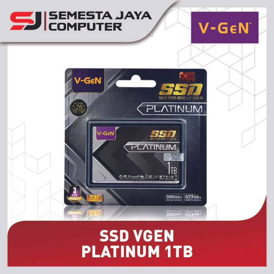 SSD VGeN PLATINUM 1TB SATA 3 SSD SATA III V-GEN