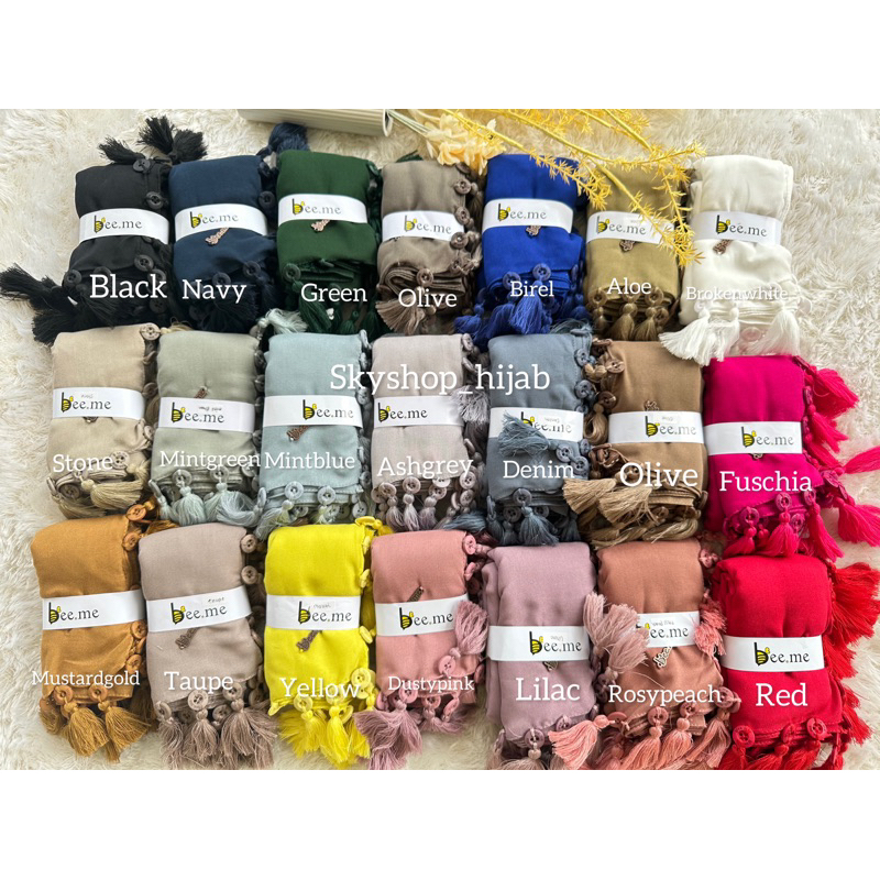 HIJAB BEEME SERIES LYTHA-KERUDUNG SEGIEMPAT SIZE 115x115CM VOAL HIJAB