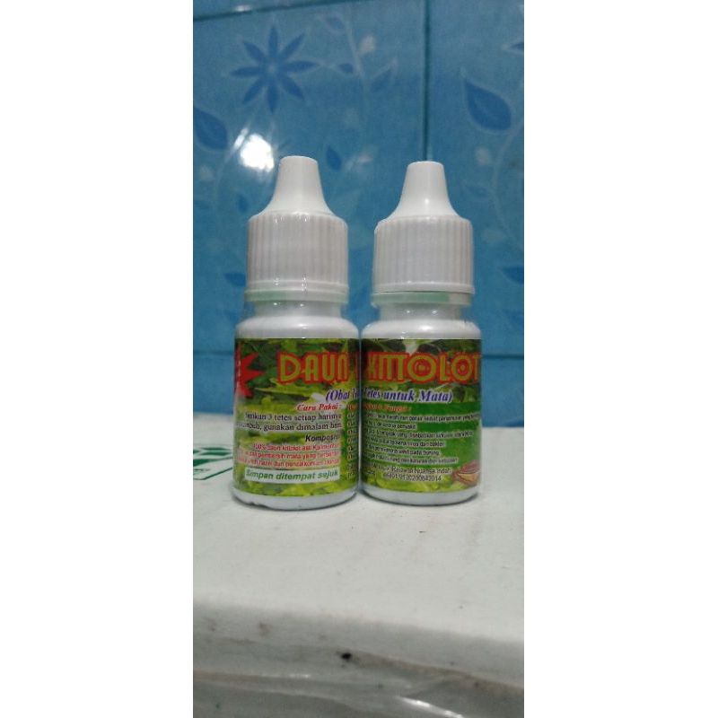 DAUN KITOLOT 10ml Obat Burung Kenari Lovebird Murai Batu Sakit Snot