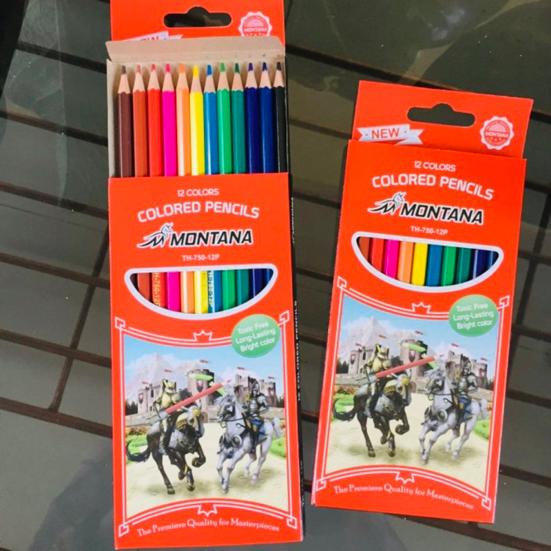 

PENSIL WARNA MONTANA 12 WARNA PANJANG - TH 350 / PENDEK