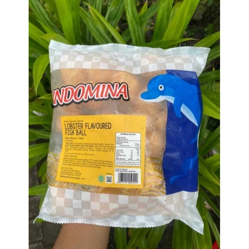

indomina lobster flavoured fish ball