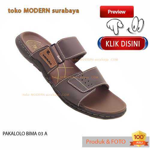 Sandal pria casual sandal sopan slide PAKALOLO BIMA 03