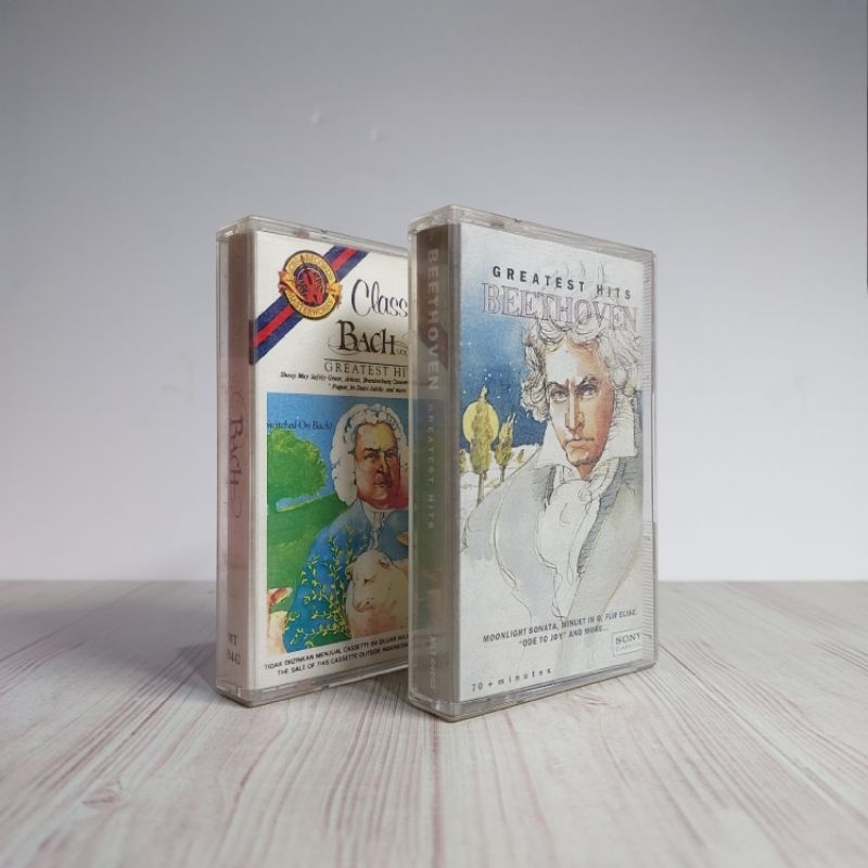 Kaset Pita Musik Klasik Beethoven & Bach Greatest Hits