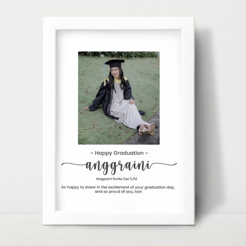 Gift Foto Aesthetic Kado Wedding Gift Wisuda Kado Ulang Tahun Cewek Bingkai Foto 5R