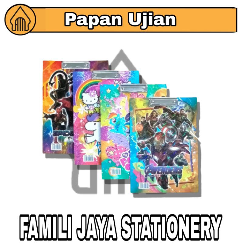 

CLIPBOARD / PAPAN UJIAN KARAKTER / TATAKAN TES