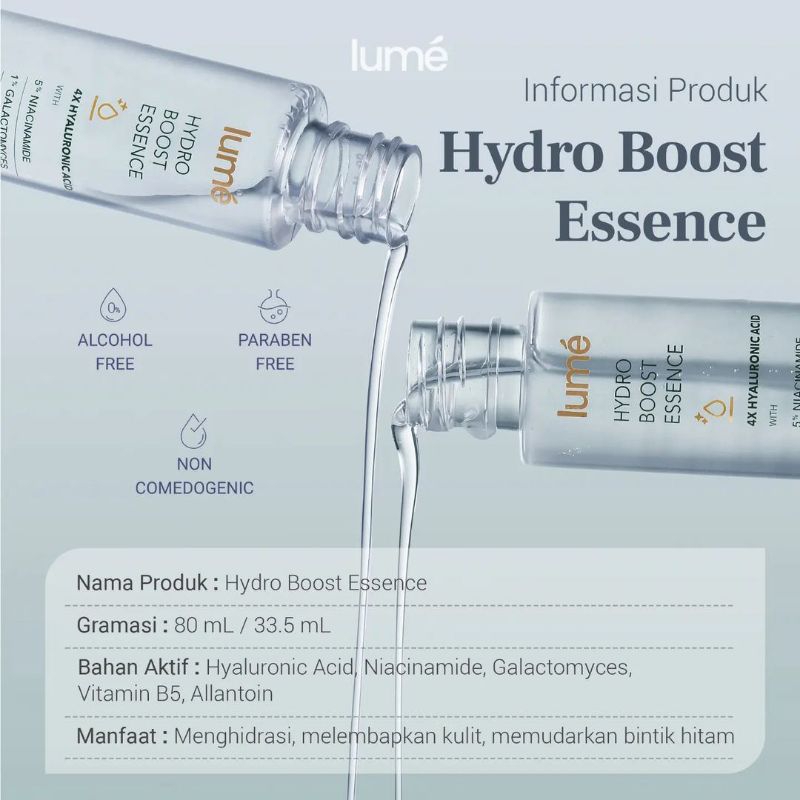 LUME Hydro Boost Essence 80 mL Face Mist Lume