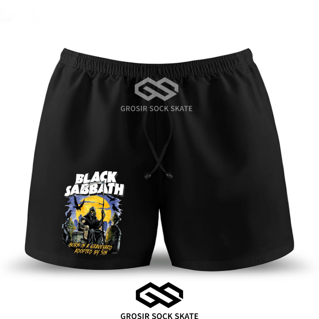 BOXER CELANA PENDEK MUSIC BAND BLACK SABBATH