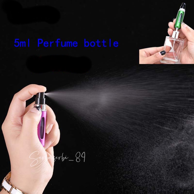 botol parfum mini isi ulang 5ml aluminium botol mini travel