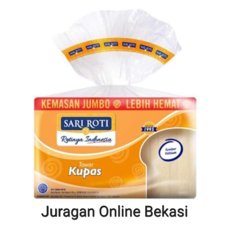 

NOB SARI ROTI TAWAR KUPAS JUMBO TERMURAH [300gr]