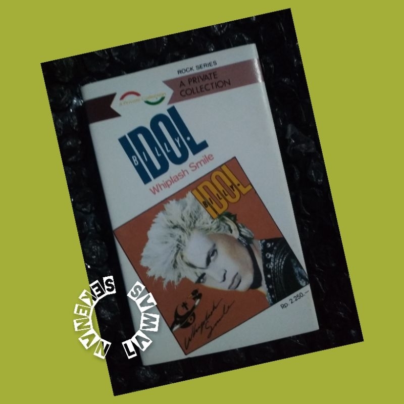 Kaset Pita Billy Idol - Whiplash Smile /Mulus /Tanpa Booklet Lirik /Pita Maxell