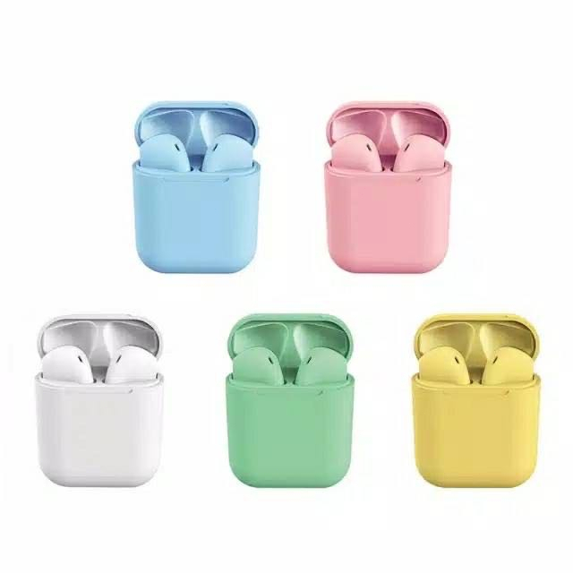 COD SM88 Inpods12 Inpods 12 Headset Bluetooth 5.0 Warna Macaron