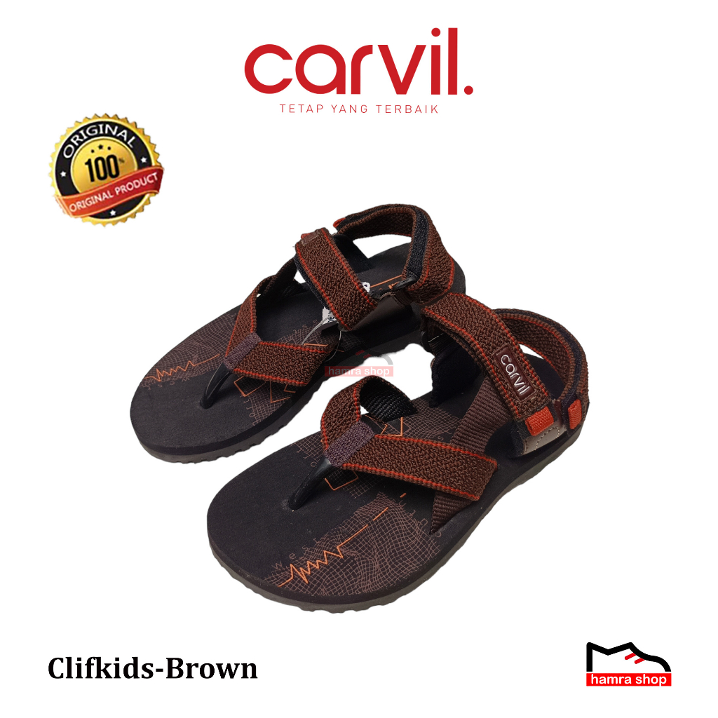 Sandal Sendal Gunung Anak Carvil Original 33-37