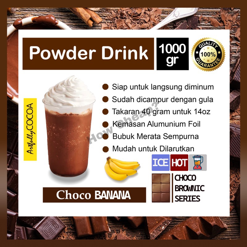 Choco Banana Blend 1kg Bubuk Minuman [Ready to Drink] #031