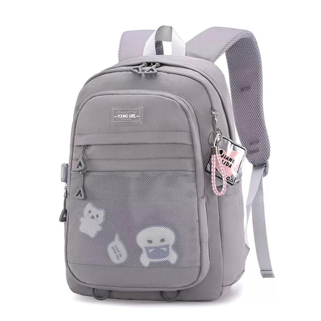 Tas Ransel Anak Perempuan Young Girl Tas Sekolah Anak SD SMP SMA SMK MADRASAH Backpack Anak Cewek Mu