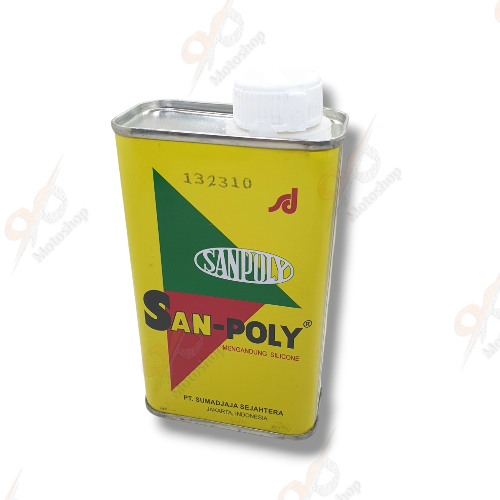 San Poly Sanpoly 250ml Pengkilap Pembersih Body Mobil Motor Serbaguna Logam