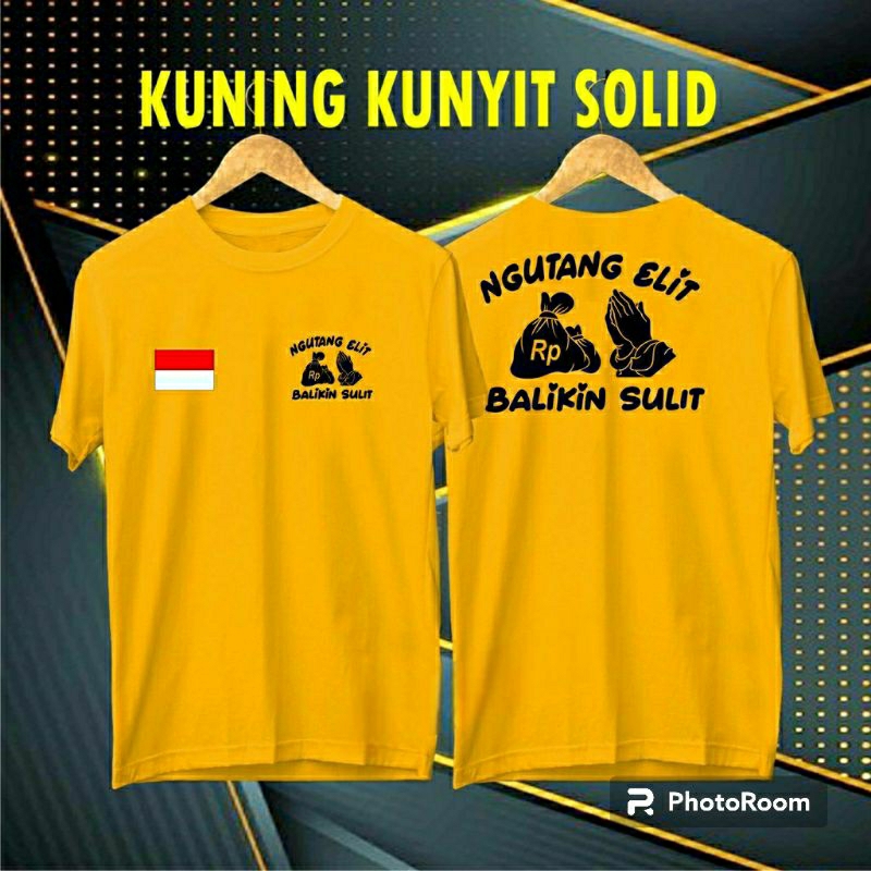 DB Ngutang Elit Balikin Sulit bendera /KAOS MURAH/KAOS DISTRO atasan pria atasan pria