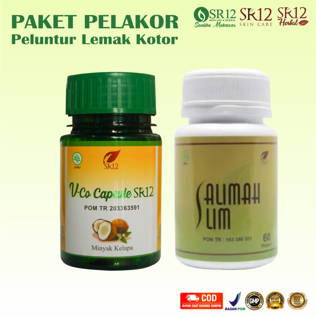SR12 MAKASSAR, PAKET PELAKOR (PELUNTUR LEMAK KOTOR) PAKET DIET AMPUH DAN HERBAL