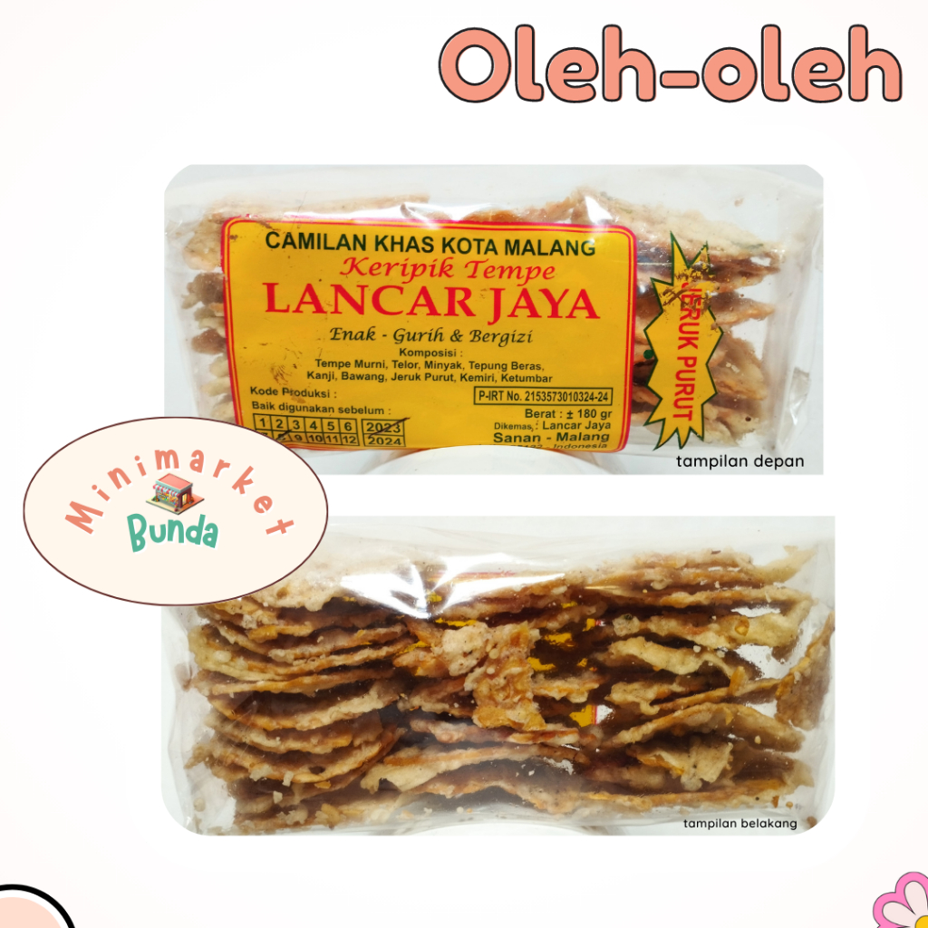 

Keripik Tempe Enak Gurih rasa Original Jeruk Purut [Oleh-oleh Khas Malang] - Kerupuk Kerupuk Kripik Camilan Jajan Bergizi